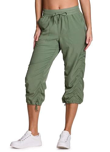 Amazon.com: RBX Active Capri Pants for Women Joggers Stretch
